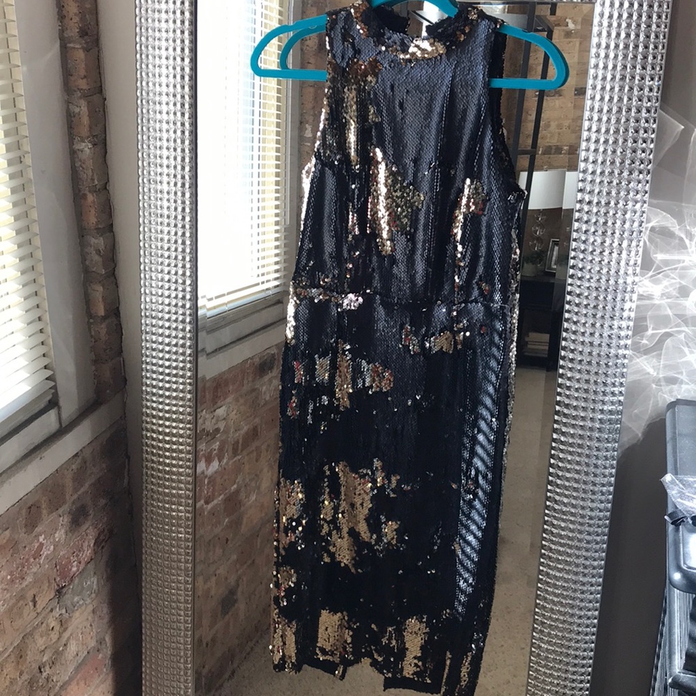 Zara Sequin Cocktail Dress